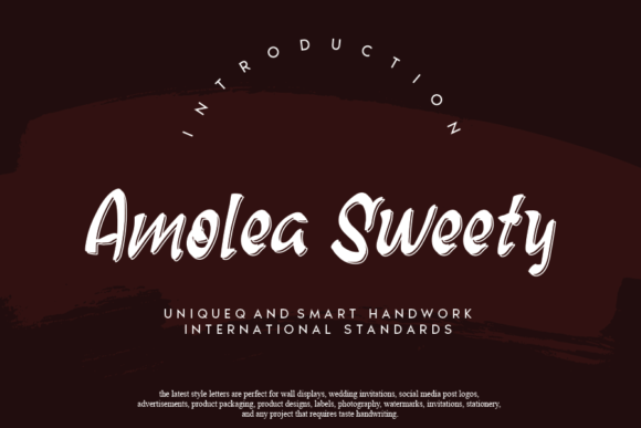 Amolea Sweety: A Versatile Font That Elevates Design Across Platforms