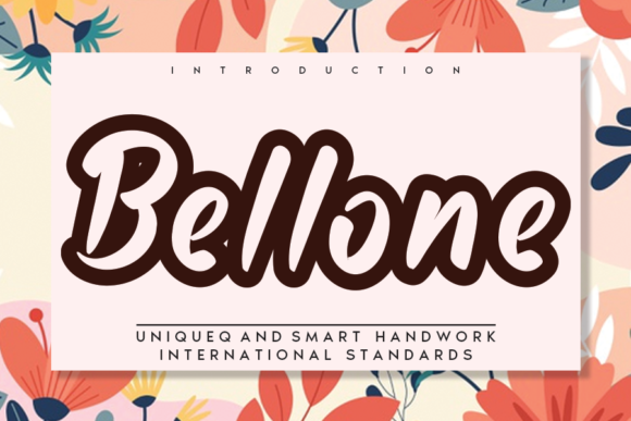 Bellone: A Font That Elevates Your Visual Communication Strategy