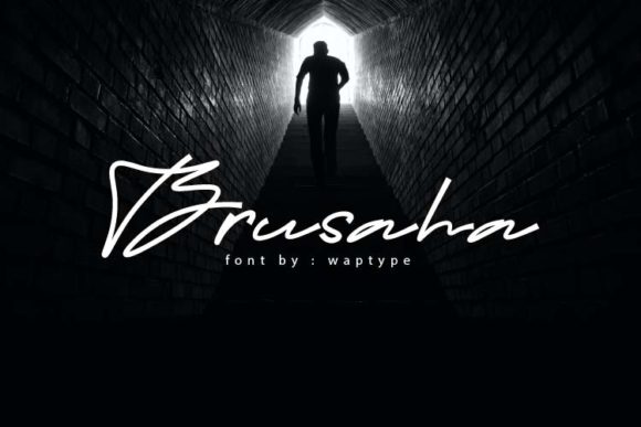 Brusaha: A Font That Merges Charm and Elegance in Modern Design