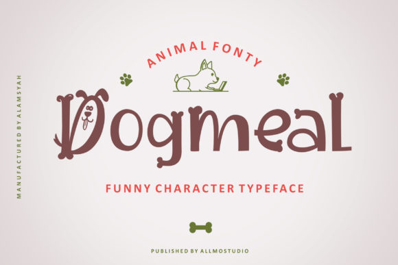 Dogmeal: A Joyful Display Font for Creative Designs