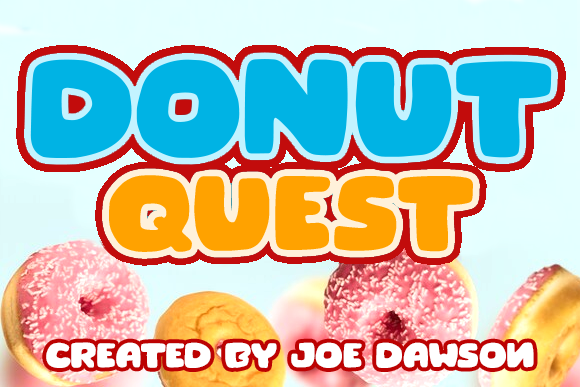 Donut Quest: A Playful Font for Creative and Professional Projects
