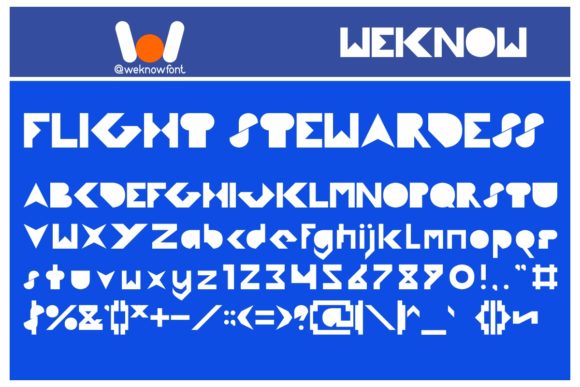 Flight Stewardess: A Bold Display Font That Elevates Creative Expression