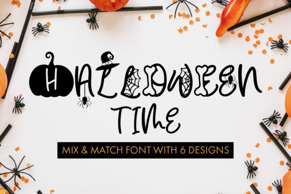 Halloween Time: A Spooktacular Font for Creative Expression