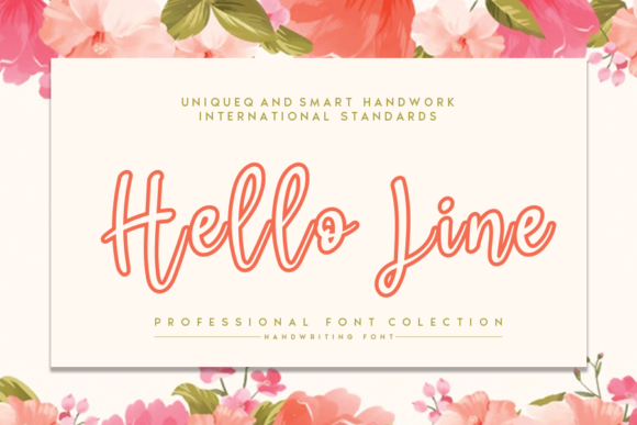 Hello Line: A Versatile Display Font for Creative Projects