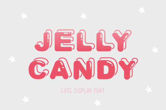 Jelly Candy Font: Sweet and Stylish for Creative Projects