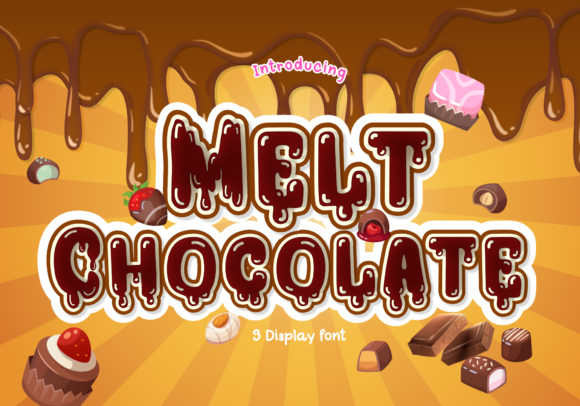 Melt Chocolate Font: A Sweet Touch for Creative Projects
