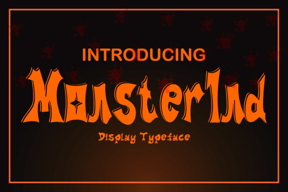 Monsterind Font for Halloween Creations