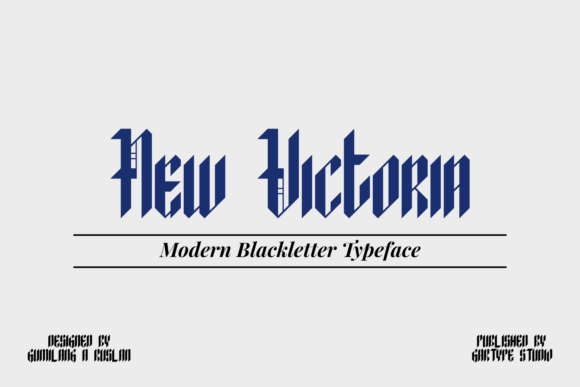 New Victoria Font Creativity