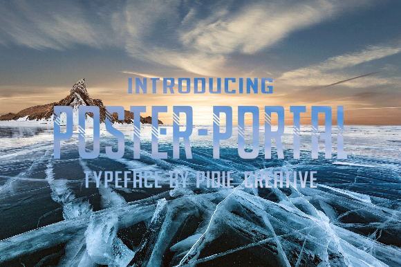 Poster-Portal: A Modern Display Font for Impactful Design