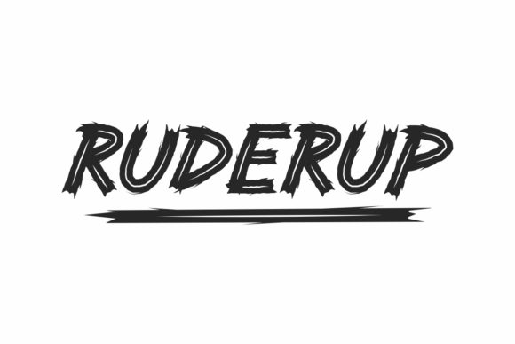 Ruderup Font for Bold and Unique Design