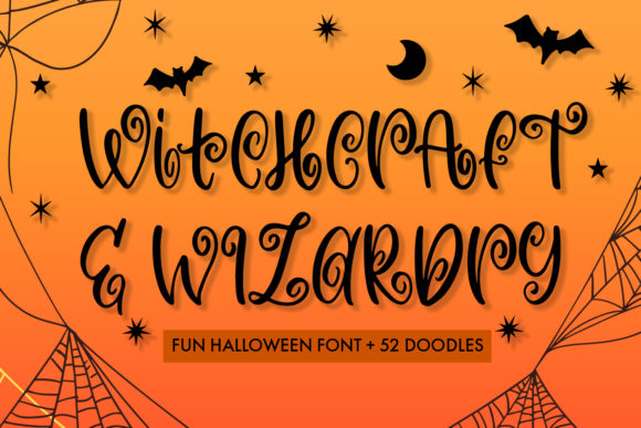 Witchcraft and Wizardry Font: A Magical Touch for Halloween Design